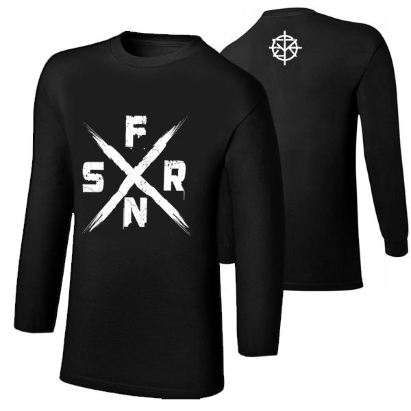 Seth Rollins Sfnr Authentic Full Sleeves T Shirt