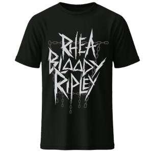 Men's Black Rhea Ripley B4B Digital Print T-Shirt 