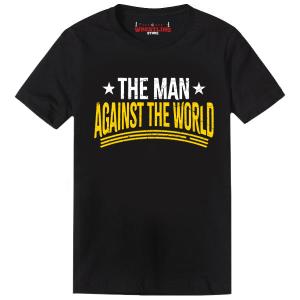 Men's Black Becky Lynch The Man Against The World T-Shirt