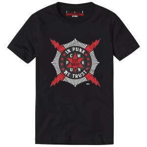 CM Punk - In Punk We Trust Black Digital T Shirt