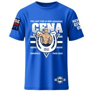 Blue John Cena Farewell Tour 2025 Indianapolis T-Shirt