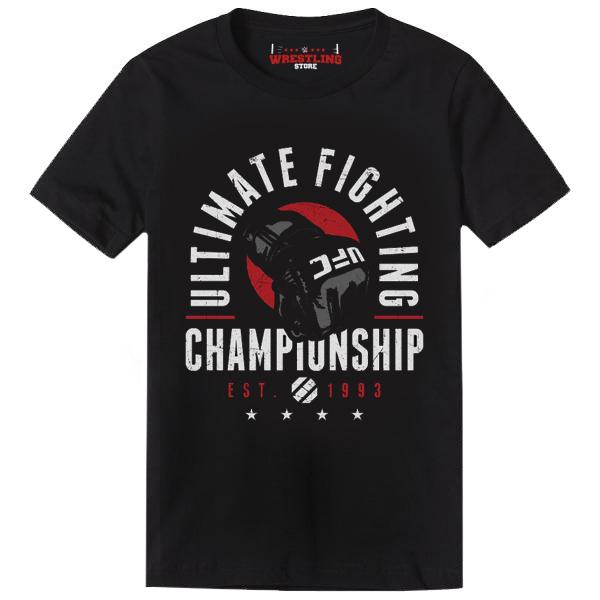 Buy UFC Ultimate Fighting Championship Vector Digital Print T Shirt ...